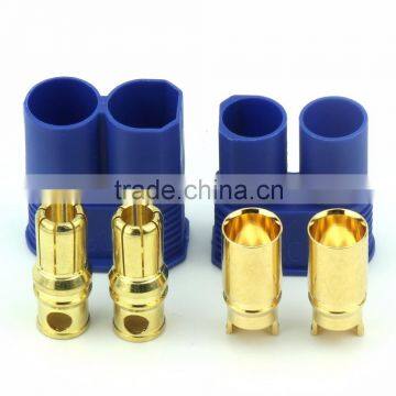 EC8 banana plug and socket,24k gold connector banana plug