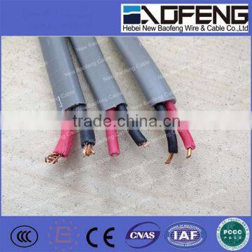 Flat Twin and Earth 2.5mm2 PVC Wire Twin and Earth 1.5mm2 PVC Wire 2 Cores Cable With Earth Wire photo-5