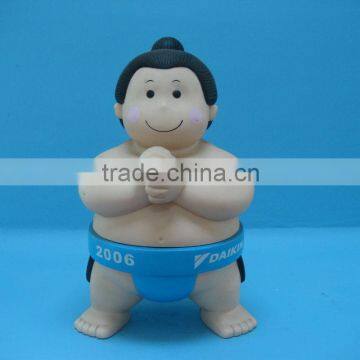 9CM Plastic Sumo doll with standing