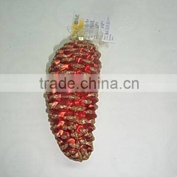 wholesale glass pine cone christmas tree decorations