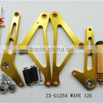 Wave 125 assemble motorcycle footrest/motorcycle tuning parts/motorcycle aluminum parts