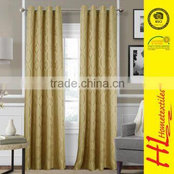 HLHT 6 years no complaint personalized luxury jacquard curtain