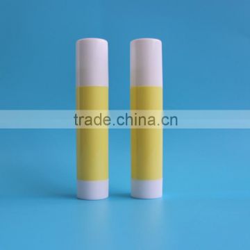 New coming factory sale plastic oblique lip balm case/cosmetic lipstick tube