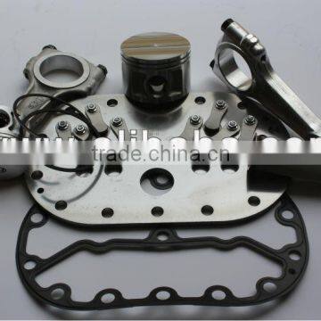 PISTON,CONNECTING ROD,CRANK SHAFT,VALVE PLATE,GASKET,PISTON RING,