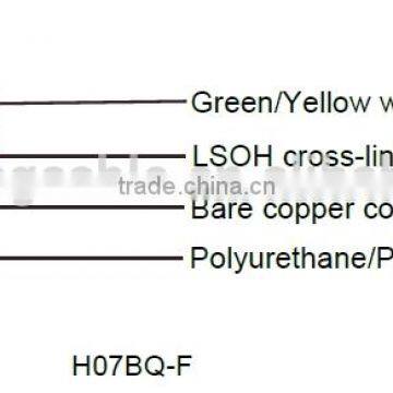 H05BQ-F/H07BQ-F Fine bare or tinned copper strands conductor VDE cable