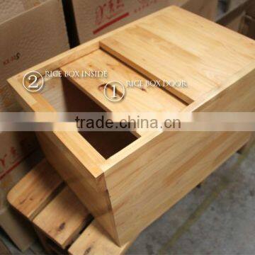 Harmless paint wooden rice box health material