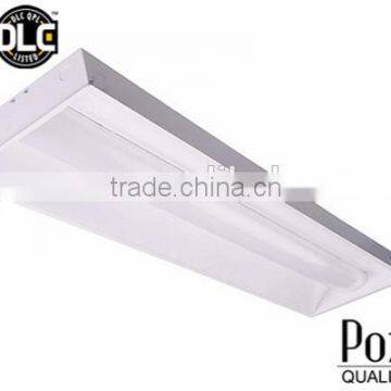 UL cUL DLC Listed 1 by 4 LED Volumetric Troffer Single Len 5 Years Warranty