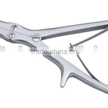 Customer-made side bent bone rongeur forceps