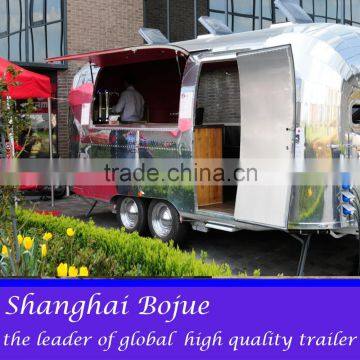 Hot Sales Best Quality Twin in Axle Food Trailer Lunxury Food Trailer Double Axle Food Trailer photo-3