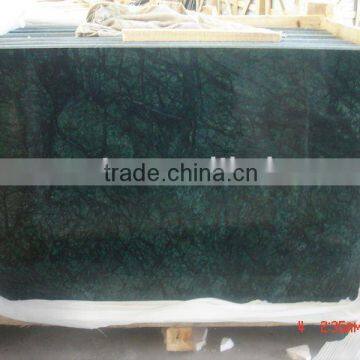 green marble tiles