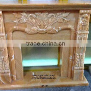 Onyx Carved Fireplace in best Prce