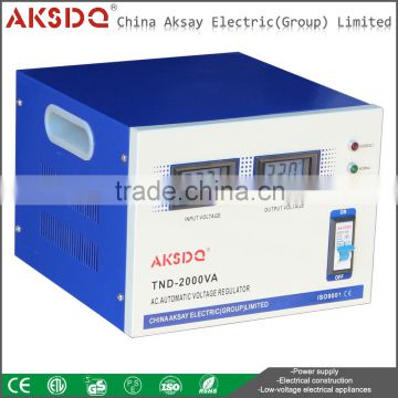 Wholesale AVR 2KW 220V Single Phase High Precisinon Automatic AC Voltage Stabilizer Regulator Made in jingkesai Factory