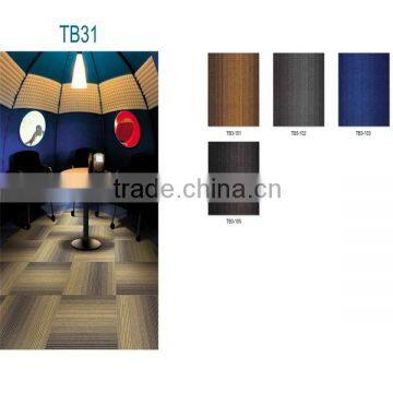 Removable PP Bitumen Backing Floor Carpet Tiles