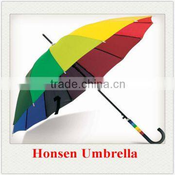 rainbow color umbrella