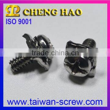 Taiwan Customized Phillips Pan Washer Head Machine Screws