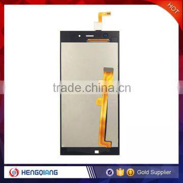 Best Quality Touch Screen Digitizer assembly LCD screen digitizer Display+ Mid frame For Xiaomi 3 Mi3 Black