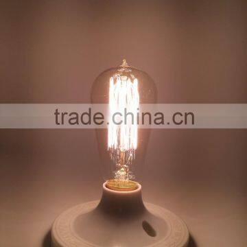 Top Manufacturer ST58 Squirrel Cage Vintage Edison Bulb E26/E27/B22 photo-2