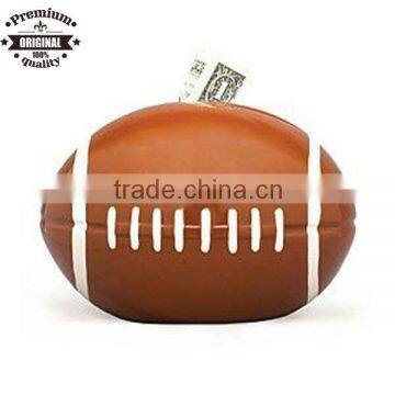 factory directly custom ceramic Rugby football money box