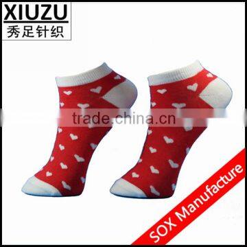 Pretty Fashion Red Knitting Ankle Socks For Girls