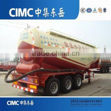 CIMC 3 Axles 50cbm Dry Bulk Cement Tanker Semi Trailer (V Type) photo-3