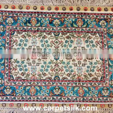 pure silk art tapestry small silk tapestry / persian rug