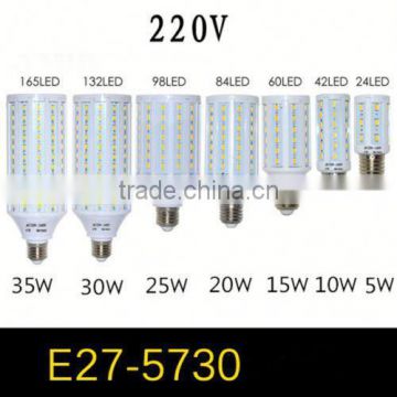 Super bright SMD e27 led lamp 360 degree led corn light corn led