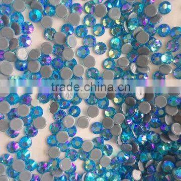 2028 Cut Super Quality Ss20 Aquamarine AB Motif Hotfix Stone