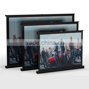 2016 hot selling Easy Use Table Screen fashion design low cost projection screen