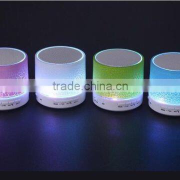 Mini smart flash LED light Bluetooth speaker