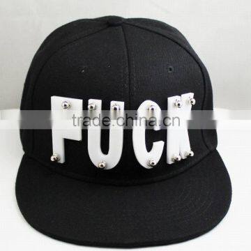 custom diy large 3d acrylic letters for snapback hat