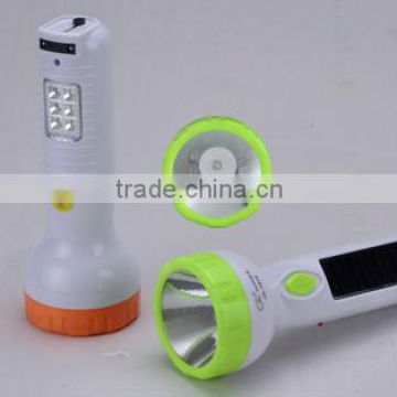 JA-1919 Solar Charging Led Flashlight With Side Light photo-4