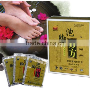 Taking herbs foot bath powder specialized for Hypertension