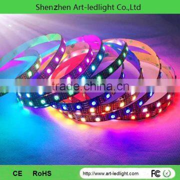 dmx rigid strip flashing RGB LPD6803 addressable rgb led strip waterproof 5050