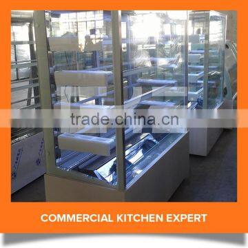 Competitive Prices Commercial Free Standing Glass Modern Bakery Cake Showcase Cake Freezer Cake Display Cabinet photo-5