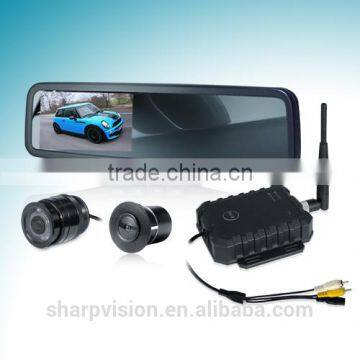 4.3 inches car camera system with rear view mirror monitor