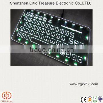 Lighted usb touch button ,capacitive touch keyboard