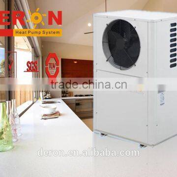 china supplier air source small bathroom heat pump water heater electric r410a for heating cooling and hot water