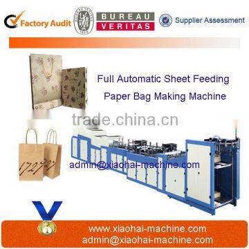 Automatic Sheet Feeding Paper Bag Machine With Handles