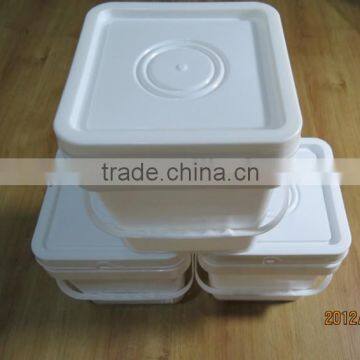 5L Packaging Hardware Square Plastic Bucket
