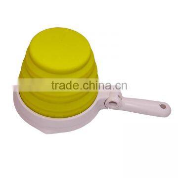 New Design Foldable Silicone Measuring Spoon With Plastics Handle photo-3