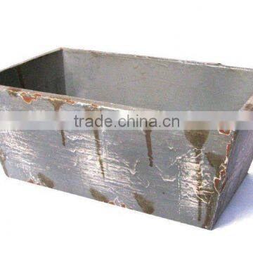 Rectangle Antique Wooden Pot