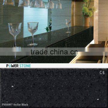 Sparkle Black Galaxy Quartz Countertop