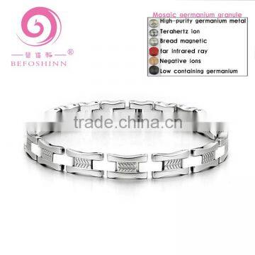 2016 Best bracelet titanium germanium magnetic bracelet