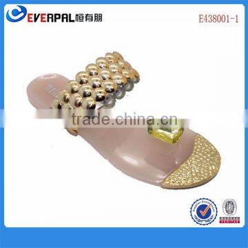 popular diamond pvc plastic jelly shoes women