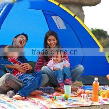 giant double layer advertising camping tent for family