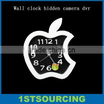 4GB New Apple design Alarm Wall Clock DVR Camera /Wall Clock Camera