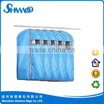 Suit cover cheap foldable non woven pvc garment bag wholesale