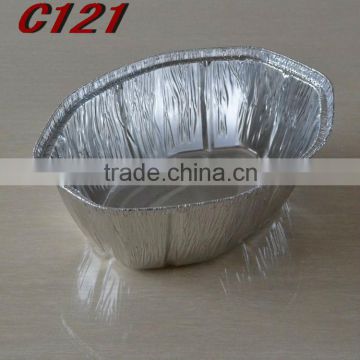 Disposable take away aluminium foil box for sushi