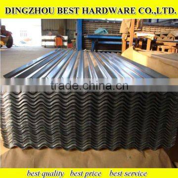 galvanized corrugated roofing sheet sizes