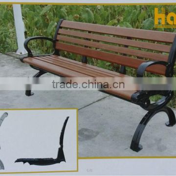 ISO9001 certified outdoor wood bench with back ,indonesian bench wood furniture,long wood bench